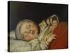 Sleeping Child-Bernardo Strozzi-Stretched Canvas