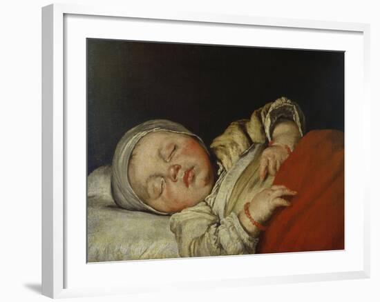 Sleeping Child-Bernardo Strozzi-Framed Giclee Print