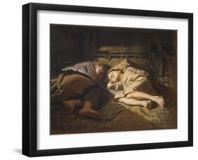 Sleeping Children, 1870-Viano-Framed Giclee Print