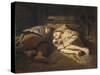 Sleeping Children, 1870-Viano-Stretched Canvas