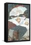 Sleeping Children with Umbrella-null-Framed Stretched Canvas