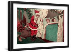 Sleeping Children-Vintage Apple Collection-Framed Giclee Print