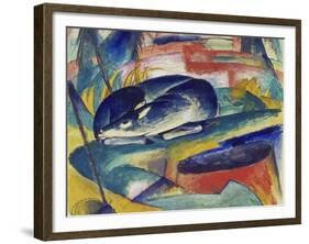 Sleeping Deer, 1912/13-Franz Marc-Framed Giclee Print