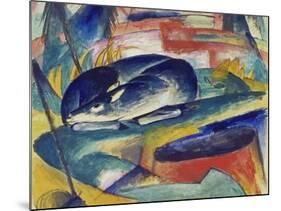 Sleeping Deer, 1912/13-Franz Marc-Mounted Giclee Print