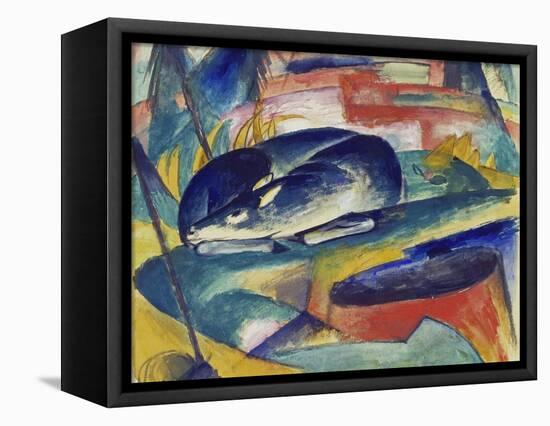 Sleeping Deer, 1912/13-Franz Marc-Framed Stretched Canvas