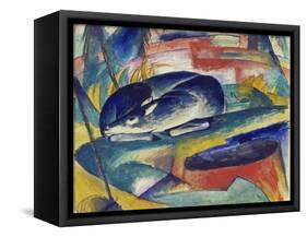 Sleeping Deer, 1912/13-Franz Marc-Framed Stretched Canvas