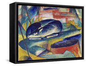 Sleeping Deer, 1912/13-Franz Marc-Framed Stretched Canvas