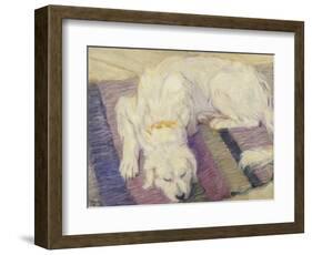 Sleeping Dog, 1909-Franz Marc-Framed Giclee Print