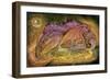 Sleeping Dragon on Gold Hoard-Wayne Anderson-Framed Giclee Print