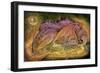 Sleeping Dragon on Gold Hoard-Wayne Anderson-Framed Giclee Print