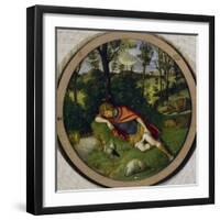 Sleeping Endymion-Giovanni Battista Cima Da Conegliano-Framed Giclee Print