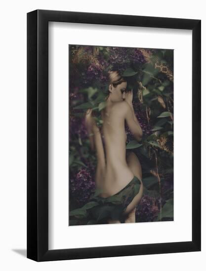 Sleeping Fairy in Lilac, Composite Photo-coka-Framed Photographic Print