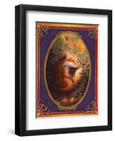 Sleeping Fox-Gina Matarazzo-Framed Art Print