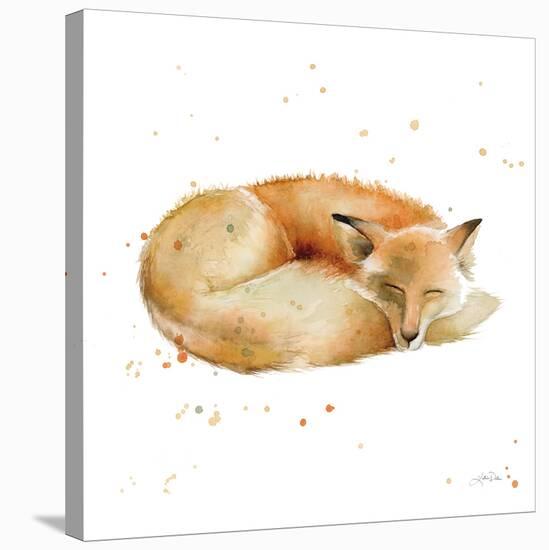 Sleeping Fox-Katrina Pete-Stretched Canvas