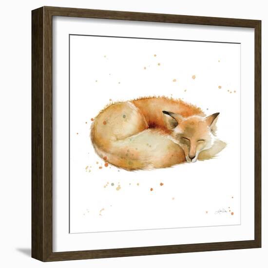 Sleeping Fox-Katrina Pete-Framed Art Print