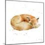 Sleeping Fox-Katrina Pete-Mounted Art Print