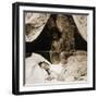 Sleeping Girl Being Watched over by Her Guardian Angel , 1898-null-Framed Giclee Print