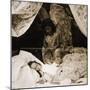 Sleeping Girl Being Watched over by Her Guardian Angel , 1898-null-Mounted Premium Giclee Print