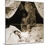 Sleeping Girl Being Watched over by Her Guardian Angel , 1898-null-Mounted Giclee Print