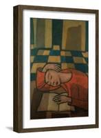 Sleeping Girl-Casorati Felice-Framed Giclee Print