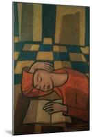 Sleeping Girl-Casorati Felice-Mounted Giclee Print