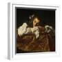 Sleeping Girl-Domenico Fetti-Framed Giclee Print