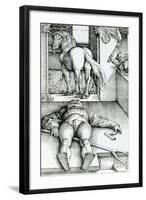 Sleeping Groom and Sorceress, 1544-Hans Baldung Grien-Framed Giclee Print