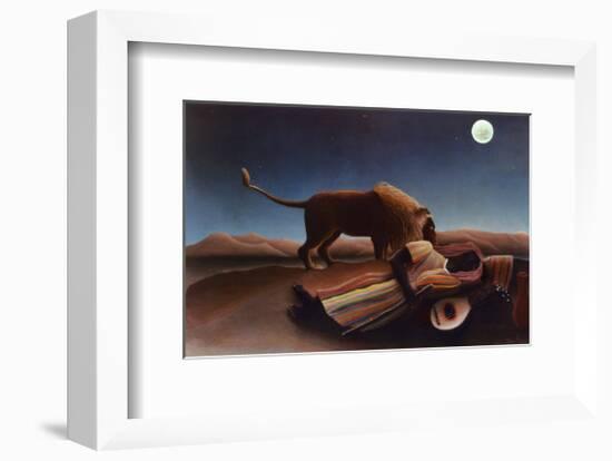 Sleeping Gypsy, 1897-Henri Rousseau-Framed Art Print