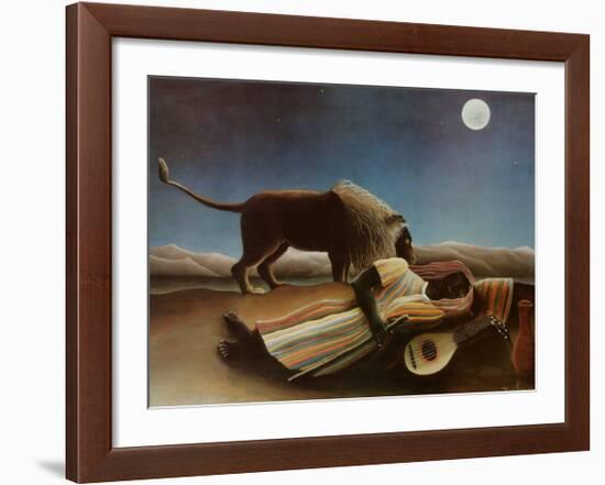 Sleeping Gypsy, 1897-Henri Rousseau-Framed Art Print