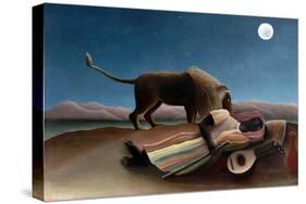 Sleeping Gypsy-Henri Rousseau-Stretched Canvas