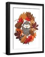 Sleeping hedgehog-Isobel Barber-Framed Giclee Print