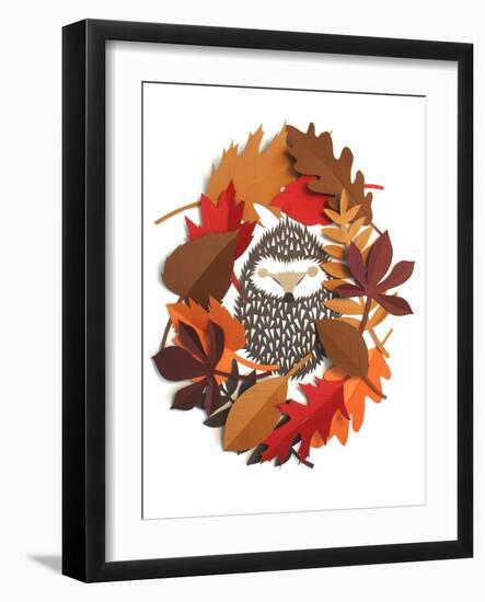 Sleeping hedgehog-Isobel Barber-Framed Giclee Print