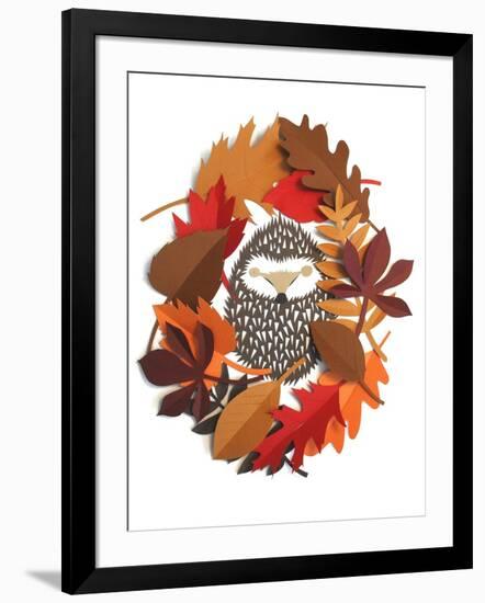 Sleeping hedgehog-Isobel Barber-Framed Giclee Print