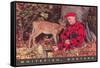 Sleeping Hunter with Fawn, Whitefish, Montana-null-Framed Stretched Canvas