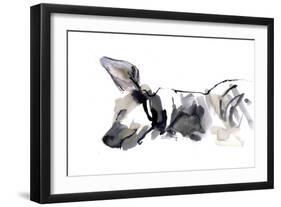 Sleeping Hyaena, 2010-Mark Adlington-Framed Premium Giclee Print