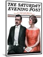 "Sleeping it Opera," Saturday Evening Post Cover, March 24, 1923-Charles A. MacLellan-Mounted Giclee Print