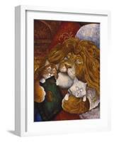 Sleeping Lion-Bill Bell-Framed Giclee Print