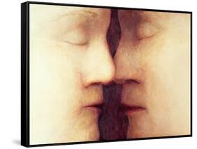 Sleeping Lovers, 1997-Evelyn Williams-Framed Stretched Canvas