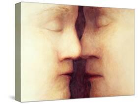 Sleeping Lovers, 1997-Evelyn Williams-Stretched Canvas