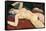 Sleeping Nude with Arms Open (Red Nude)-Amedeo Modigliani-Framed Stretched Canvas