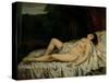 Sleeping Nude-Gustave Courbet-Stretched Canvas