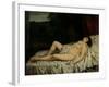 Sleeping Nude-Gustave Courbet-Framed Photographic Print