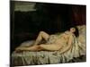 Sleeping Nude-Gustave Courbet-Mounted Photographic Print