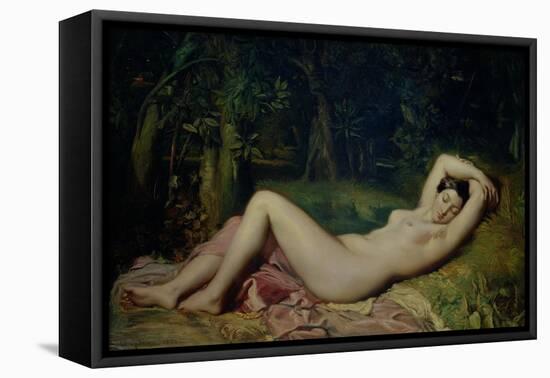 Sleeping Nymph, 1850-Theodore Chasseriau-Framed Stretched Canvas