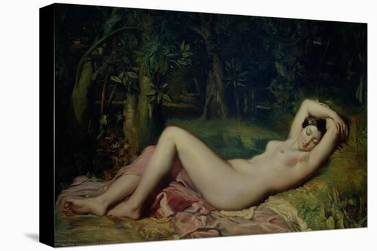 Sleeping Nymph, 1850-Theodore Chasseriau-Stretched Canvas