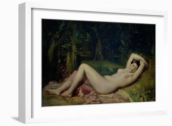 Sleeping Nymph, 1850-Theodore Chasseriau-Framed Giclee Print