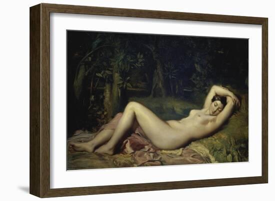 Sleeping Nymph-Theodore Chasseriau-Framed Giclee Print