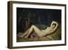 Sleeping Nymph-Theodore Chasseriau-Framed Giclee Print