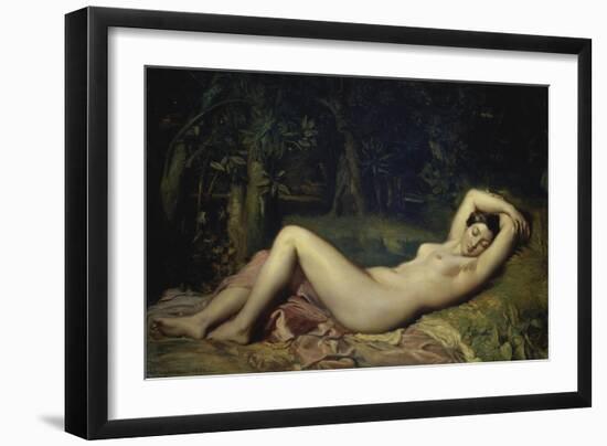 Sleeping Nymph-Theodore Chasseriau-Framed Giclee Print