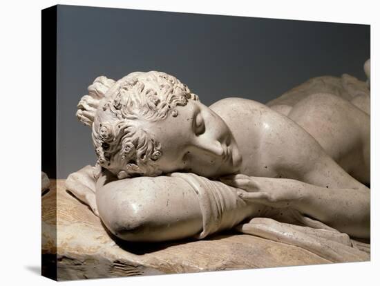 Sleeping Nymph-Antonio Canova-Stretched Canvas